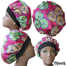 Charger l'image dans la galerie, Bonnet en soie avec motif